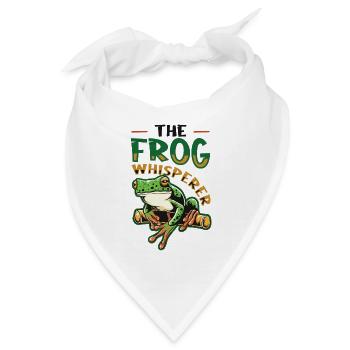 Der Froschflüsterer - Bandana - Weiß - Vorne