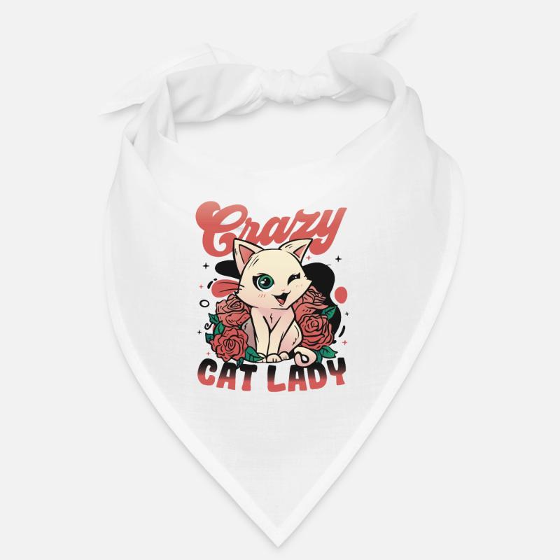 Dame chat folle Bandana