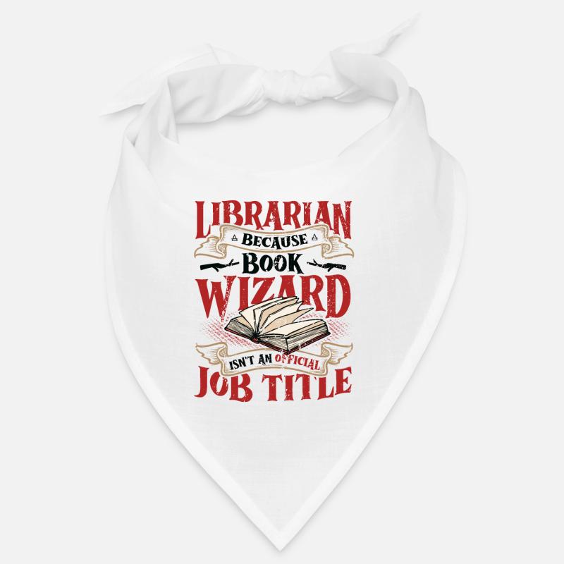 Funny librarian theme Bandana