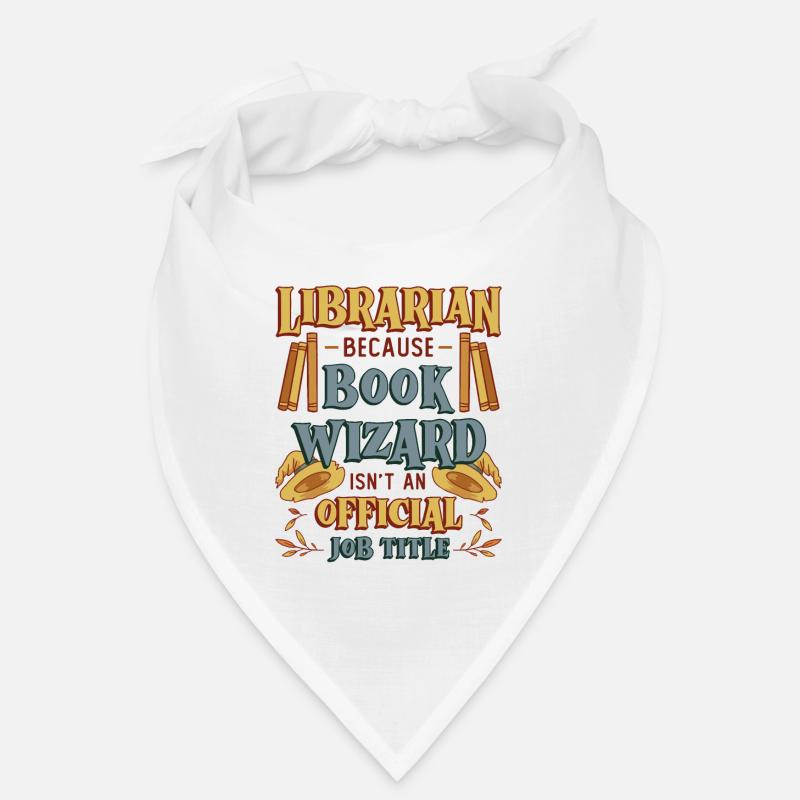 Funny librarian theme Bandana