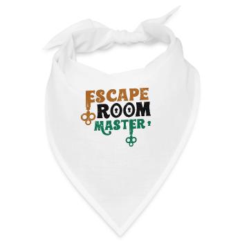 Escape Room Master Escape Room Geburtstag - Bandana - Weiß - Vorne