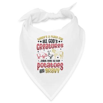 Kreaturen Gottes - Bandana - Weiß - Vorne