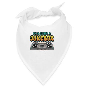 Ich Bin Ein Dj, Kein Jukebox-discjockey - Bandana - Weiß - Vorne