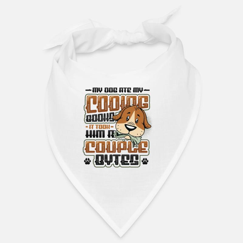 Hund Bytes Code Computer Witz Programmierung Bandana