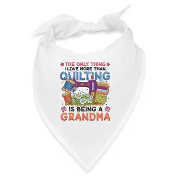 Nähen Quilter Oma Quilten - Bandana - Weiß - Vorne