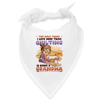 Nähen Quilter Oma Quilten - Bandana - Weiß - Vorne