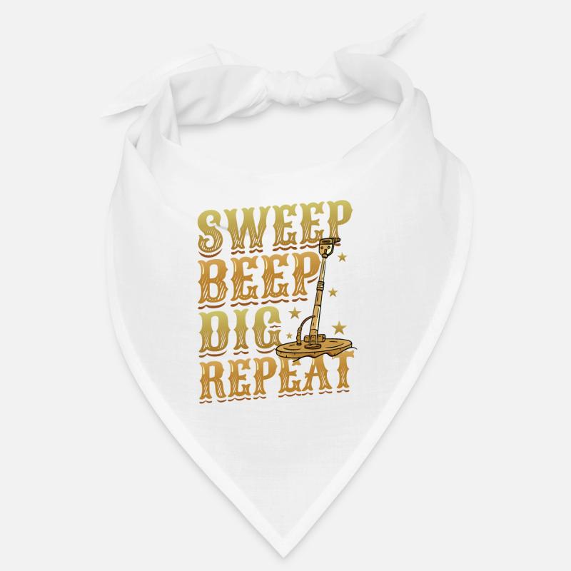 Sweep Beep Dig Repeat, Schatzsuche Metall. Bandana
