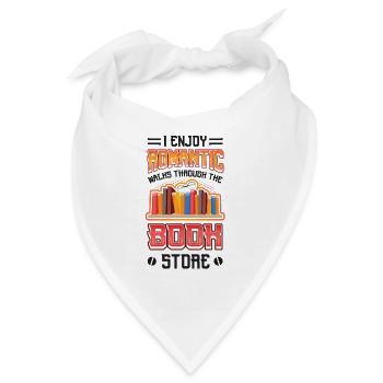 Romantische Spaziergänge Durch Den Buchladen. - Bandana - Weiß - Vorne