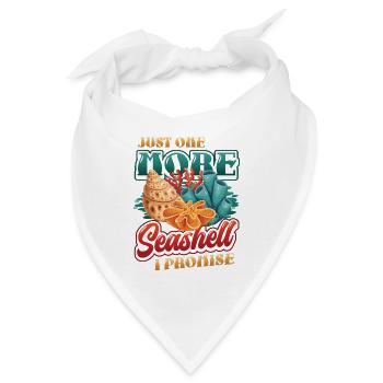 Nur Noch Eine Muschel, Sammler Muschel. - Bandana - Weiß - Vorne