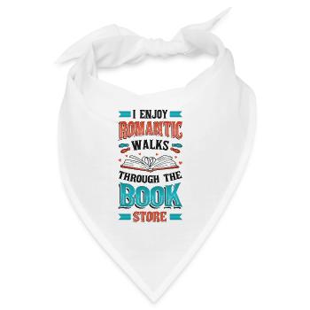 Romantische Spaziergänge Durch Den Buchladen. - Bandana - Weiß - Vorne