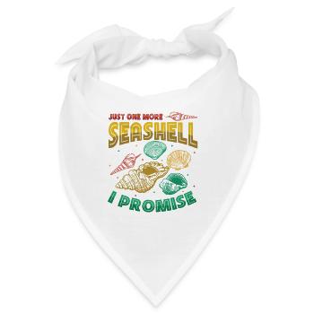 Nur Noch Eine Muschel, Sammler Muschel. - Bandana - Weiß - Vorne