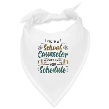 Ja, Ich Bin Ein Schulberater . - Bandana - Weiß - Vorne