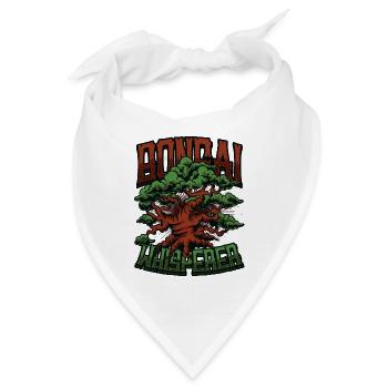 Bonsai-flüsterer, Bonsai-baum. - Bandana - Weiß - Vorne