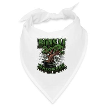 Bonsai-Flüsterer, Bonsai-Baum. - Bandana - Weiß - Vorne