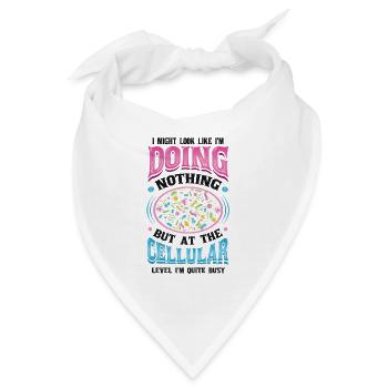 Auf Zellulärer Ebene, Bin Ich Ein Vielarbeiter. - Bandana - Weiß - Vorne