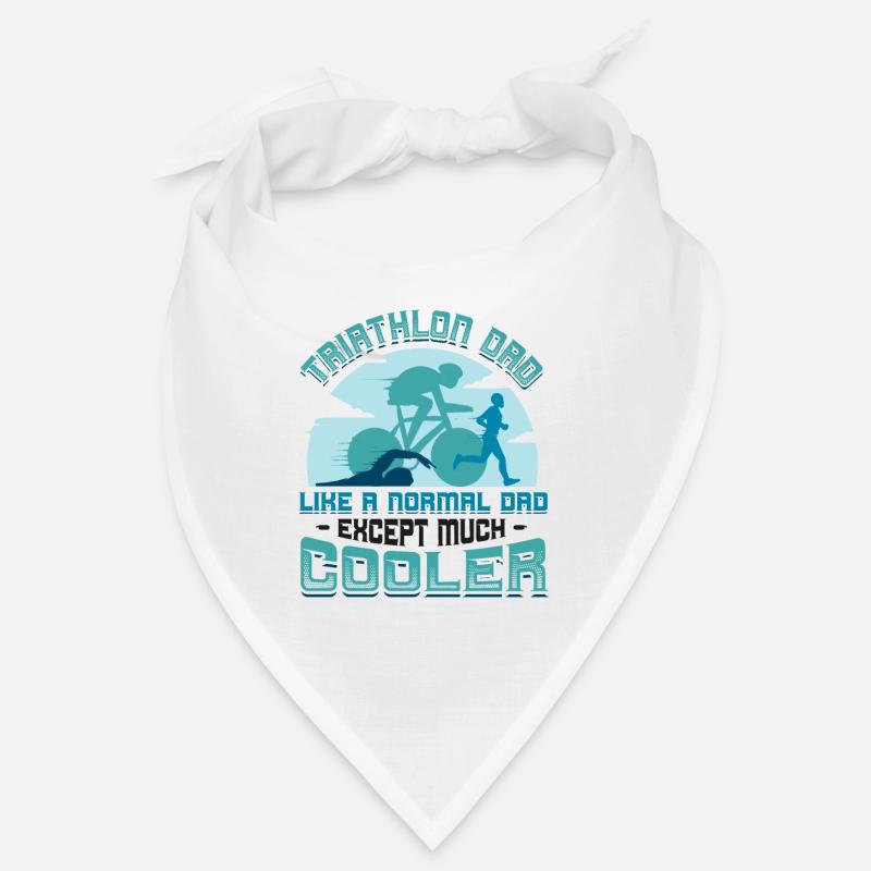 Papa de triathlon, comme un papa ordinaire, seulement plus cool. Bandana