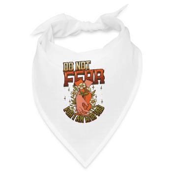 Fürchte Dich Nicht, Denn Ich Bin Bei Dir. - Bandana - Weiß - Vorne