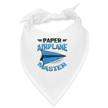 Papierflieger Master. - Bandana - Weiß - Vorne