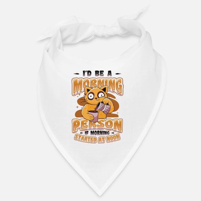 Spätaufsteher, Morgenmuffel, Eule, Langschläfer. Bandana