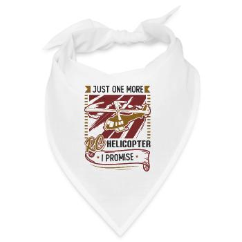 Nur Noch Ein Rc-hubschrauber, Ich Verspreche. - Bandana - Weiß - Vorne