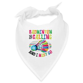 Badminton Ruft Badminton - Bandana - Weiß - Vorne