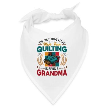 Nähen Quilter Oma Quilten - Bandana - Weiß - Vorne