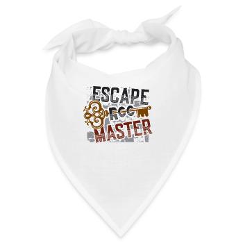 Escape Room, Master Escape Room, Geburtstag. - Bandana - Weiß - Vorne