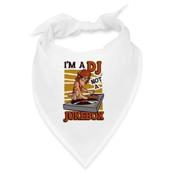Ich Bin Ein Dj, Kein Jukebox-discjockey - Bandana - Weiß - Vorne