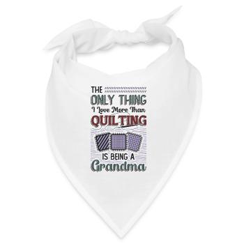 Nähen Quilter Oma Quilten - Bandana - Weiß - Vorne
