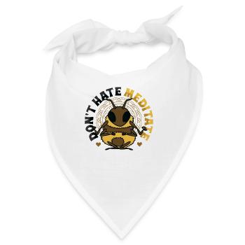 Hassen Sie Nicht Meditieren Sie Kundalini Yoga - Bandana - Weiß - Vorne