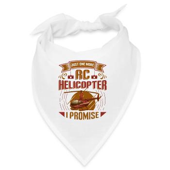 Nur Noch Ein Rc-hubschrauber, Ich Verspreche. - Bandana - Weiß - Vorne
