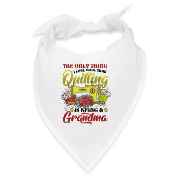 Nähen Quilter Oma Quilten - Bandana - Weiß - Vorne