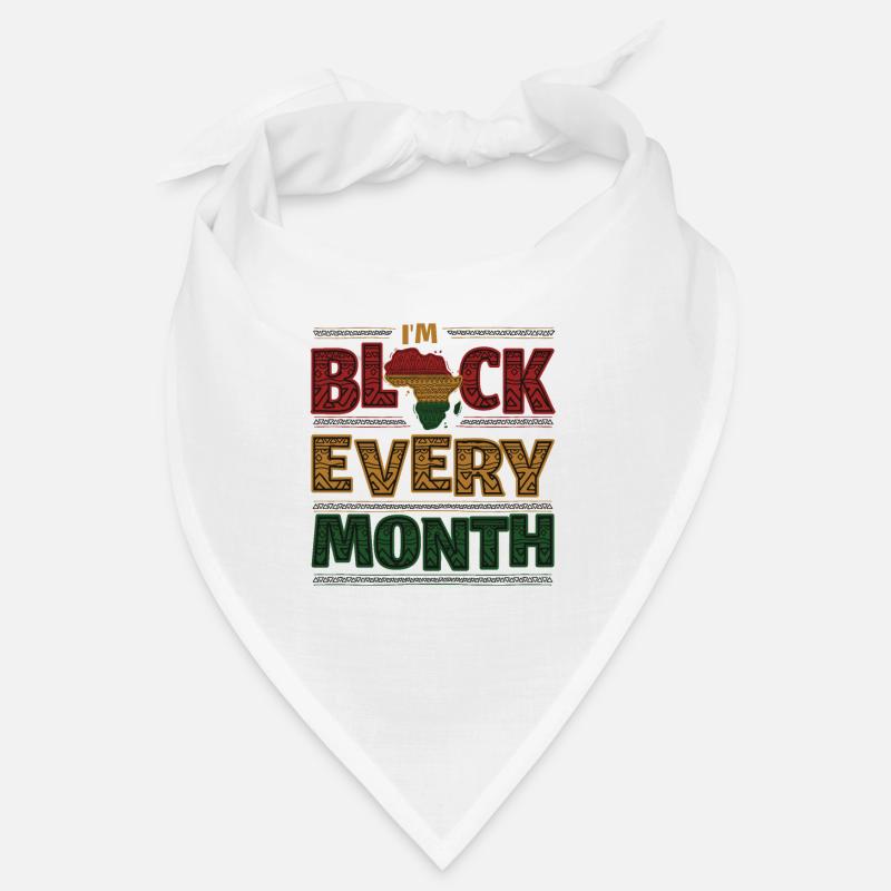 Ich Bin Schwarz Jeden Monat Schwarze Geschichte Bandana