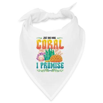 Nur Noch Eine Koralle Verspreche Ich, Riffbecken - Bandana - Weiß - Vorne