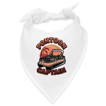 Pontonboot, Ponton Kapitän - Bandana - Weiß - Vorne