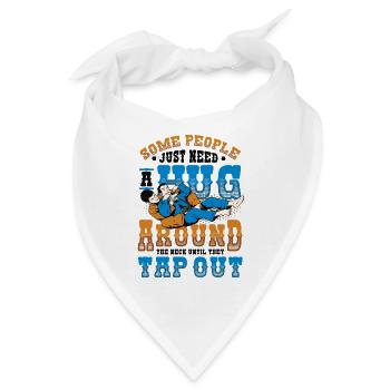 Umarmung Um Den Hals, Jiu Jitsu - Bandana - Weiß - Vorne