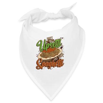 Seien Sie Nicht Böse, Essen Sie Spaghetti - Bandana - Weiß - Vorne