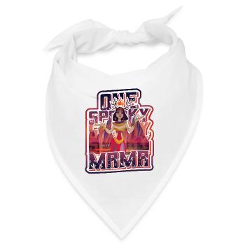 Eine Gespenstische Mama, Halloween - Bandana - Weiß - Vorne