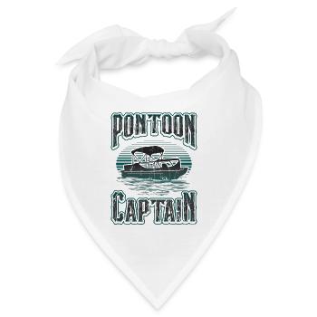 Pontonboot, Ponton Kapitän - Bandana - Weiß - Vorne