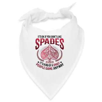 Es Ist In Ordnung, Wenn Du Pik Nicht Magst - Bandana - Weiß - Vorne