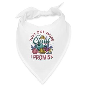 Nur Noch Eine Koralle, Verspreche Ich, Riffbecken - Bandana - Weiß - Vorne