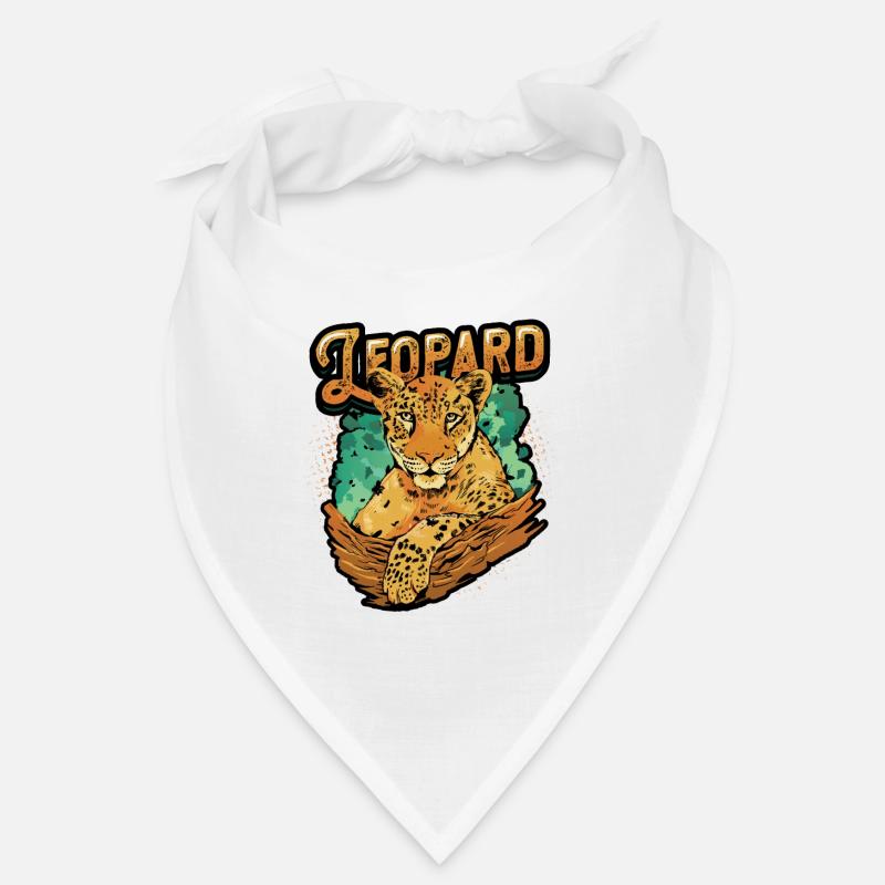 Amoureux léopard Imprimé Léopard Bandana