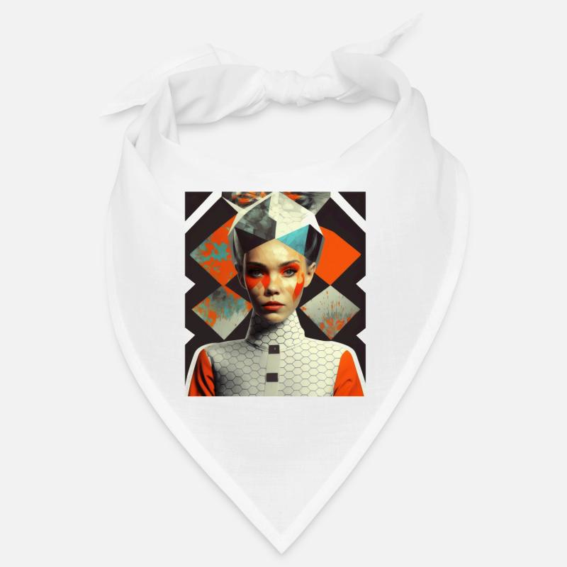 redbubble Retro Flash No21 - Bandana - Weiß
