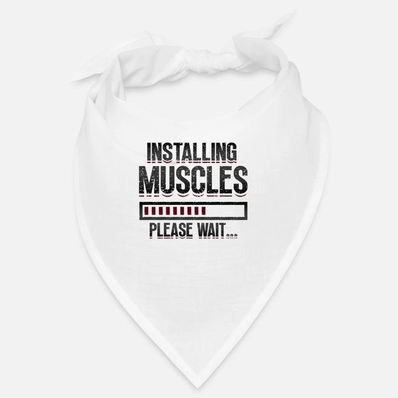 Installation Von Muskeln, Bitte Warten Bandana