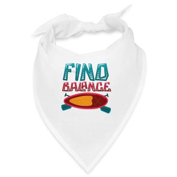 Balance Finden - Bandana - Weiß - Vorne