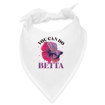 Haltung Von Betta-fischen - Bandana - Weiß - Vorne