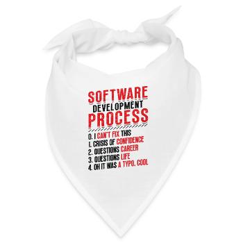 Software-Entwicklungsprozess, Programmierung - Bandana - Weiß - Vorne