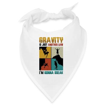 Anti-schwerkraft-bouldern, Felsklettern - Bandana - Weiß - Vorne
