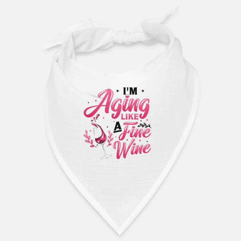 Je vieillis, comme un bon vin Bandana