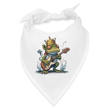 Frosch-Wippe - Bandana - Weiß - Vorne